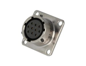 PT02A1210S23 Złącze okrągłe gniazdo kołnierz (4 otwory),na panel 10PIN