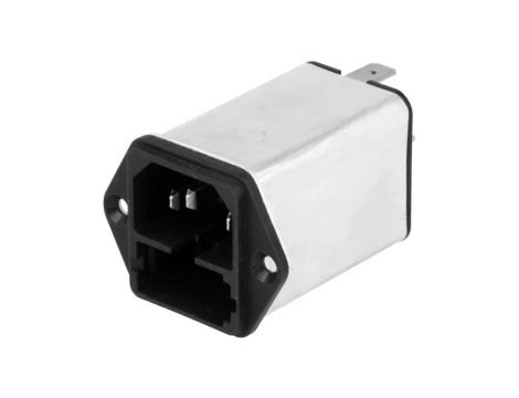 4301.5001Złącze zasilające AC gniazdo męskie 1A 250VAC IEC 60320 KFA