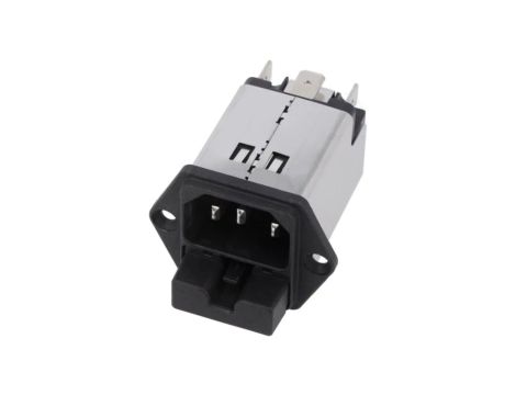 5220.0223.3Złącze zasilające AC gniazdo męskie 2A 250VAC IEC 60320 5220