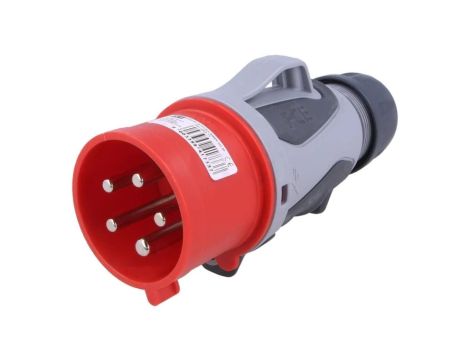70253-6TTZłącze zasilające AC 3-fazowe wtyk 32A 400VAC IP44 męskie