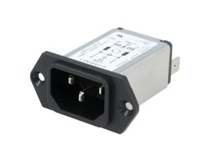 Złącze zasilające AC gniazdo męskie 1A 250VAC IEC 60320 5110 5110.0133.1