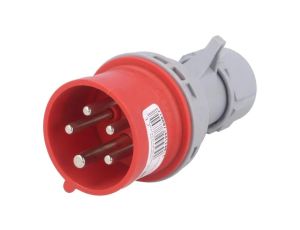 7015-6TTZłącze zasilające AC 3-fazowe wtyk męskie 16A 400VAC IP44 męskie
