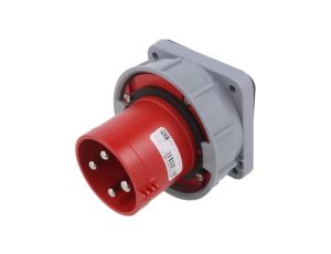 Złącze zasilające AC 3-fazowe gniazdo 63A 400VAC IP67 męskie 634-6
