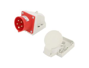 Złącze zasilające AC gniazdo męskie 1A 250VAC IEC 60320 5200 5200.0123.1