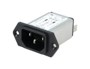 Złącze zasilające AC gniazdo męskie 10A 250VAC IEC 60320 5110.1033.1