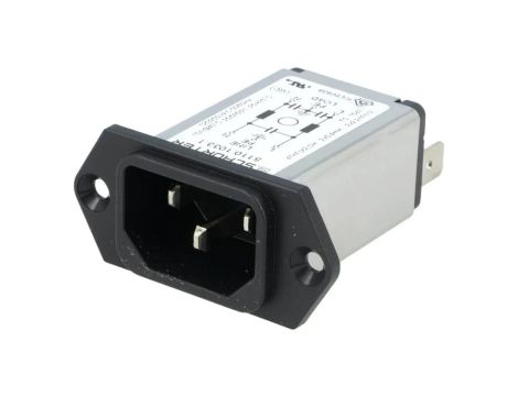5110.1033.1Złącze zasilające AC gniazdo męskie 10A 250VAC IEC 60320