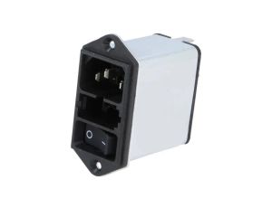 Złącze zasilające AC gniazdo męskie 8A 250VAC IEC 60320 DD12 DD12.8121.111