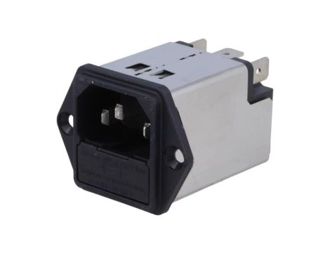 5200.0423.1Złącze zasilające AC gniazdo męskie 4A 250VAC IEC 60320 5200