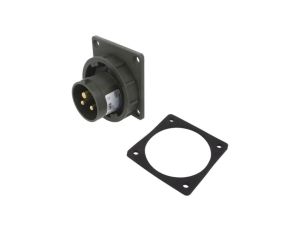 Złącze zasilające AC 3-fazowe gniazdo 16A 230VAC IP67 męskie 6132-6.U