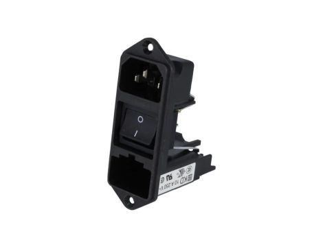KD14.1101.151Złącze zasilające AC gniazdo męskie 10A 250VAC IEC 60320