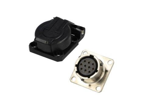 PT02A1210S23SCC Złącze okrągłe gniazdo kołnierz (4 otwory),na panel 10PIN