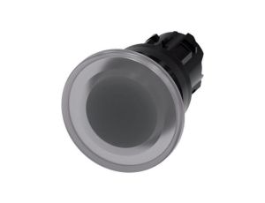 Przycisk grzybkowy podświetlany 22 mm tworzywo bezbarwny 40 mm z samopowrotem SIRIUS ACT 3SU1001-1BD70-0AA0