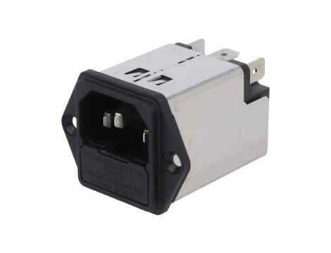 5200.0223.1Złącze zasilające AC gniazdo męskie 2A 250VAC IEC 60320 5200