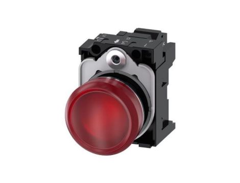 Lampka sygnalizacyjna kompletna 22mm czerwona LED 24V AC-DC metal przył sprężynowe SIRIUS ACT 3SU1152-6AA20-3AA0