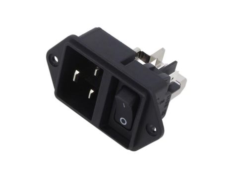 EC11.0001.001.21Złącze zasilające AC gniazdo męskie 16A 250VAC IEC 60320