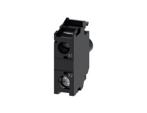 Oprawka blok LED biały 24V AC-DC ATEX montaż czołowy przył śrubowe SIRIUS ACT 3SU1401-1BB60-1AA2
