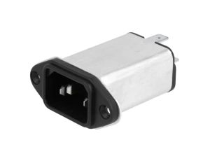 Złącze zasilające AC gniazdo męskie 6A 250VAC IEC 60320 4300.5054