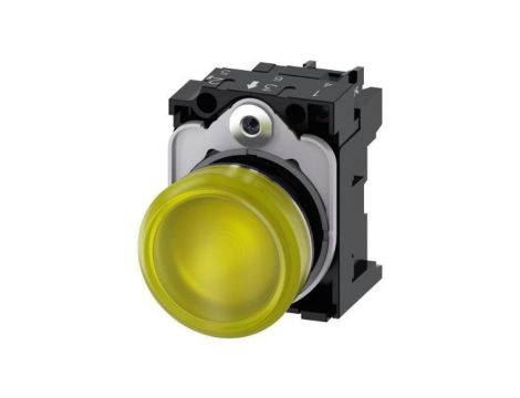 Lampka sygnalizacyjna kompletna 22mm żółta LED 24V AC-DC metal przył śrubowe SIRIUS ACT 3SU1152-6AA30-1AA0