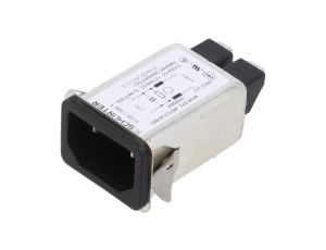 Złącze zasilające AC gniazdo męskie 10A 250VAC IEC 60320 5120.2306.1