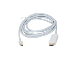 Kabel mini Displayport 1.2 / HDMI 4K@30 (wtyk / wtyk) biały 3m