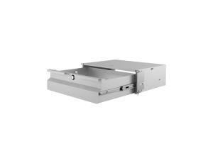 Szuflada z zamkiem do szafy RACK 19 3U 320mm szara na narzędzia, sprzęt i dokumenty