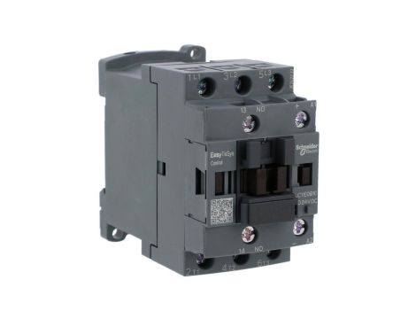 Stycznik mocy Easy TeSys Control AC-3, 9A, 3P (1NO), cewka 24V DC LC1E0910BD