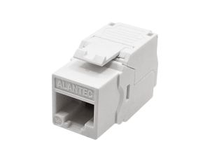 Moduł keystone RJ45 beznarzędziowy UTP kat.5E, SLIM, kolor biały ALANTEC