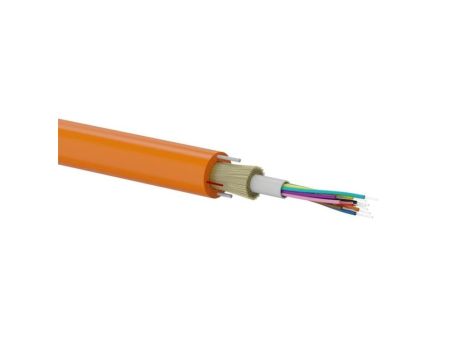 Kabel światłowodowy OS2 zewnętrzny DAC do układania w ziemi, pomarańczowy SM 24J 9/125 G652D Fca PE ALANTEC /bębnowy/