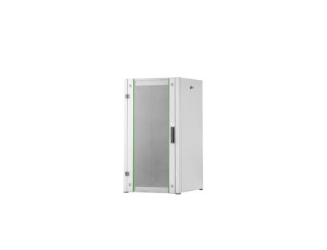 Szafa teleinformatyczna rack 19 cali Hyper Pro 22U 600x600, drzwi szklane, kolor szary Digitus Professional DN-51000