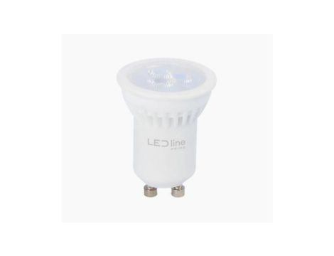 LED line PRIME żarówka LED GU11 3W 2700K ciepła 330lm 110lm/w CERAMICZNA 38st. 5 lat gwar.