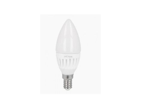 LED line PRIME żarówka LED E14 5W 6500K zimna 700lm 140lm/w CERAMICZNA C37 ŚWIECZKA 5 lat gwar.
