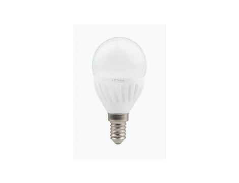LED line PRIME żarówka LED E14 7W 4000K nautralna 1000lm 140lm/w CERAMICZNA G45 KULKA 5 lat gwar.
