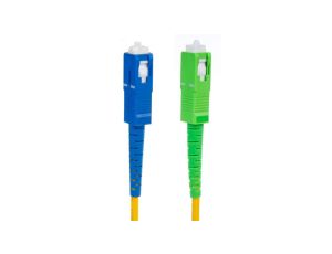 Patchcord światłowód kabel Maclean, SC/APC-SC/UPC SM 9/125 LSZH, jednomodowy, długość 15m, simplex, G657A2, MCTV-405