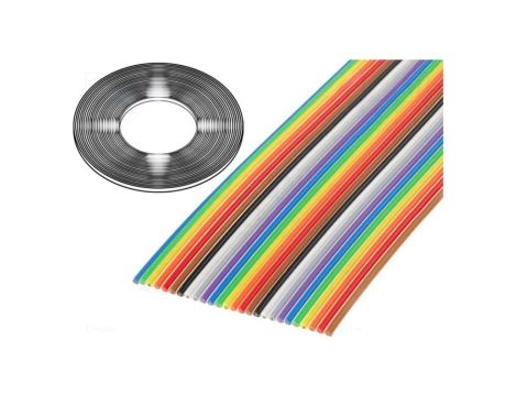 DS1058-24M28-30.5 Przewód: wstążkowy 24x28AWG 1,27mm linka Cu nieekranowany PVC