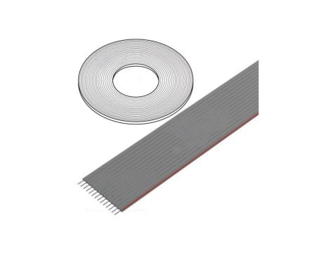 DS1057-14A282R-76.5 Przewód: wstążkowy 1,27mm linka Cu nieekranowany PVC szary