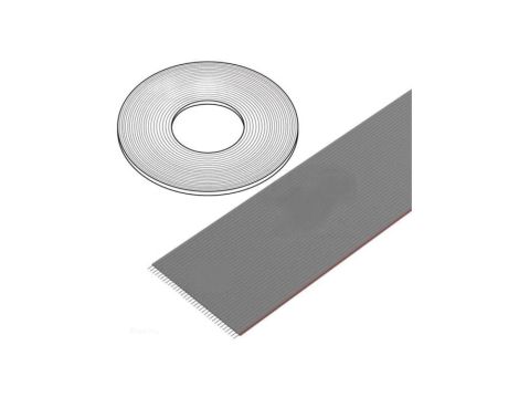DS1057-34A282R-30.5 Przewód: wstążkowy 1,27mm linka Cu nieekranowany PVC szary