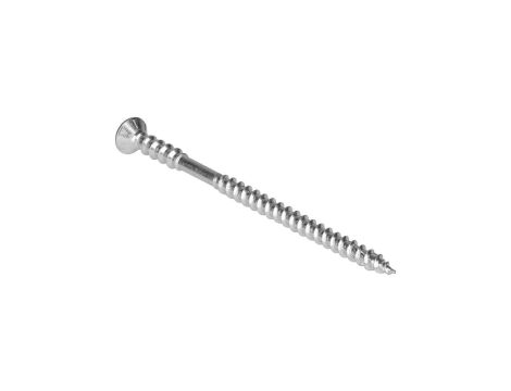Wkręty dystansowe do poziomowania łat z łbem stożkowym i gniazdem TORX 6,0x130mm białe 100szt.