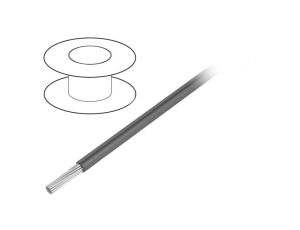 Przewód na rolce 30,5m linka Cu 28AWG PVC ciemnoszary 600V 1852 SL005