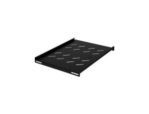 Półka stała do szafy RACK 19 1U 350mm boczny montaż czarna NEKU FLR