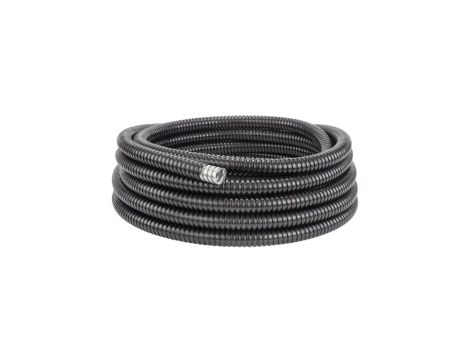 Peszel ochronny metalowy Anaconda Multitite roz.32 34/28,1mm - karbowana elastyczna FCC w powłoce PVC 1250N UV IP67 czarny /30m/