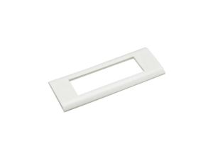 Ramka montażowa 6M 135x45 biała na moduły Mediabox
