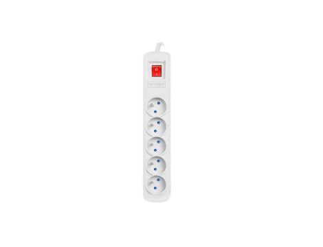 LISTWA ZASILAJĄCA ARMAC R5 3M 5X 230V PL 10A SZARA R5/30/SZ