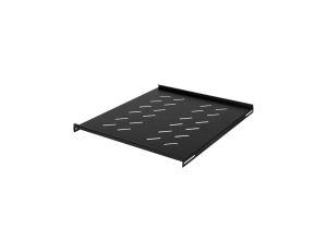 Półka stała do szafy RACK 19 1U 550mm boczny montaż czarna NEKU FLR