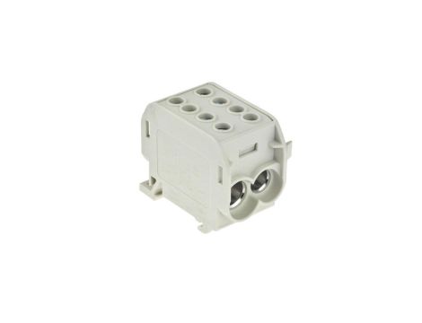 Blok rozdzielczy 1-torowy Al/Cu 1x70/2x50 szary E.4163/SZ