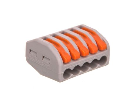 Szybkozłączka 5x 0,75-2,5mm2 z dźwigniami zwalniającymi ZL5