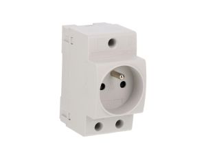 Gniazdo modułowe z/u 16A 230V na szynę TH35 AUS16B