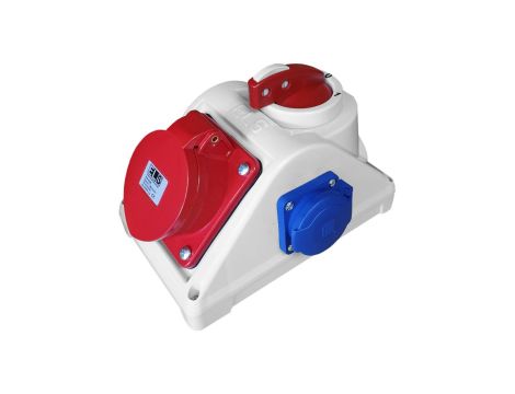 Rozdzielnica skrzynka budowlana z wyłącznikiem 0-1 COMBO 16/5 1x230V IP44 / E96061541C