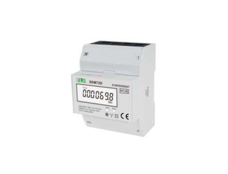 Wskaźnik LCD 3-fazowy 100A 4-modułowy SDM72D