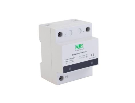 Ogranicznik przepięć warystorowo-iskiernikowy DC VG T1+2 4P 20/50kA 12,5kA 1000V / ELPV4-1000T1+T2 VG RS