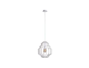 Lampa wisząca nowoczesna drewno 1xE27 RUFO